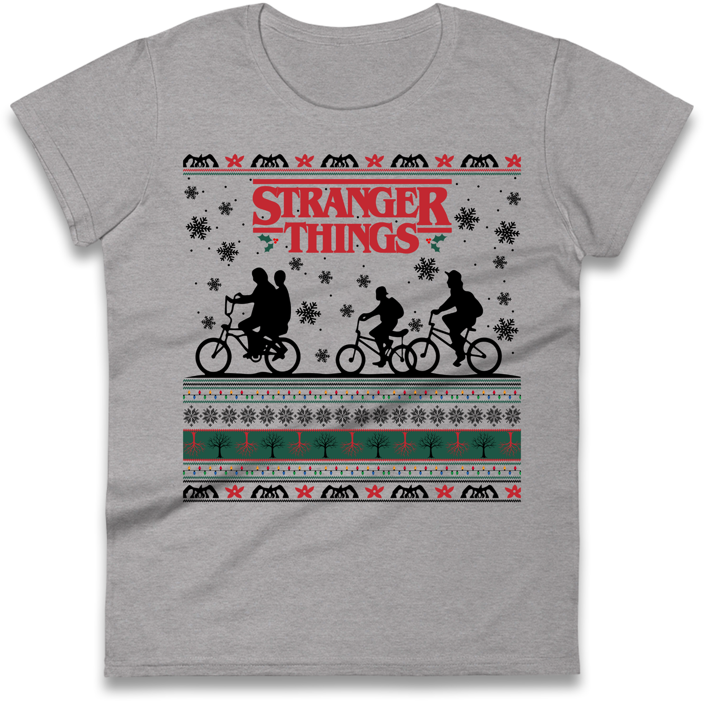 Stranger Things Christmas Ladies Shirt