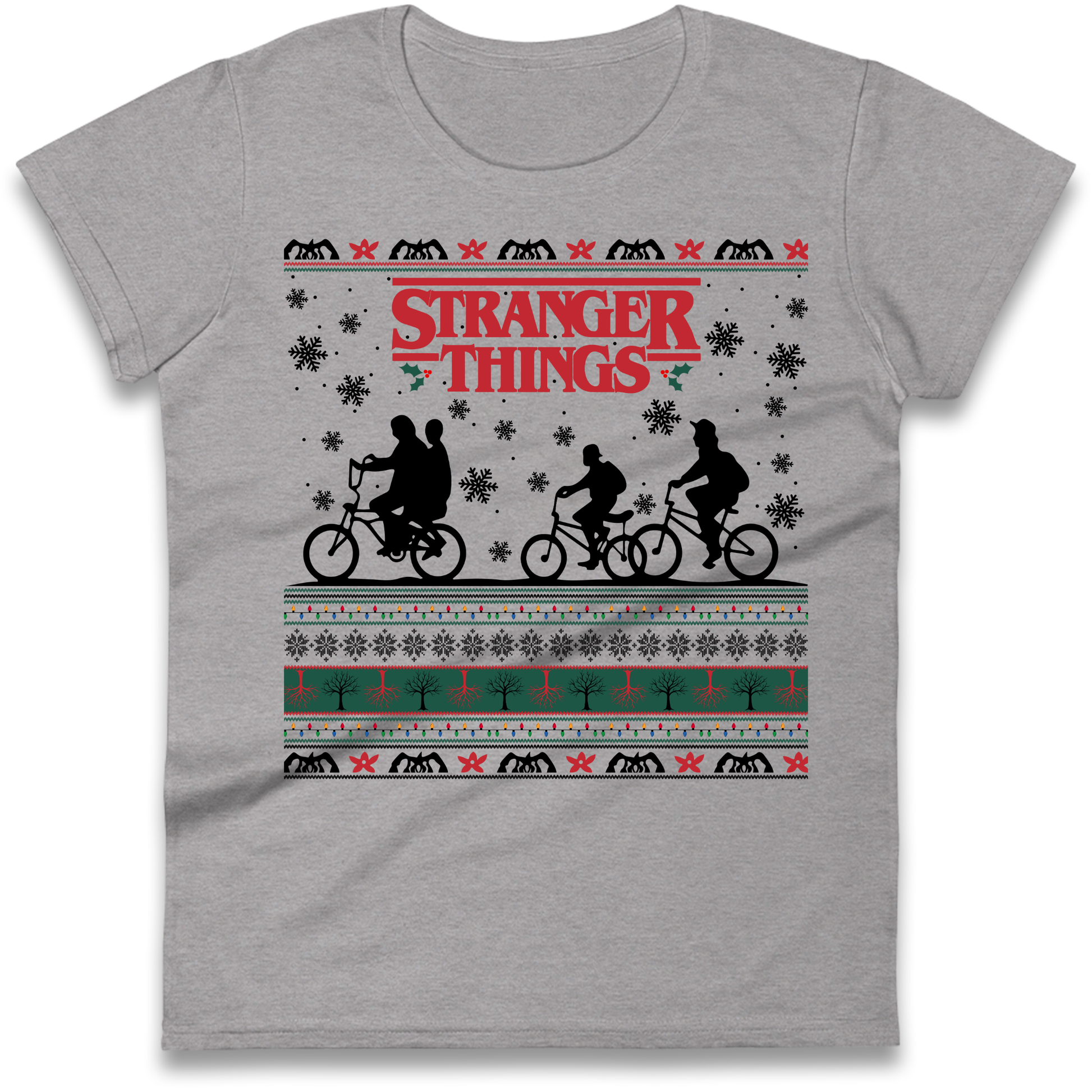 Stranger Things Christmas Ladies Shirt