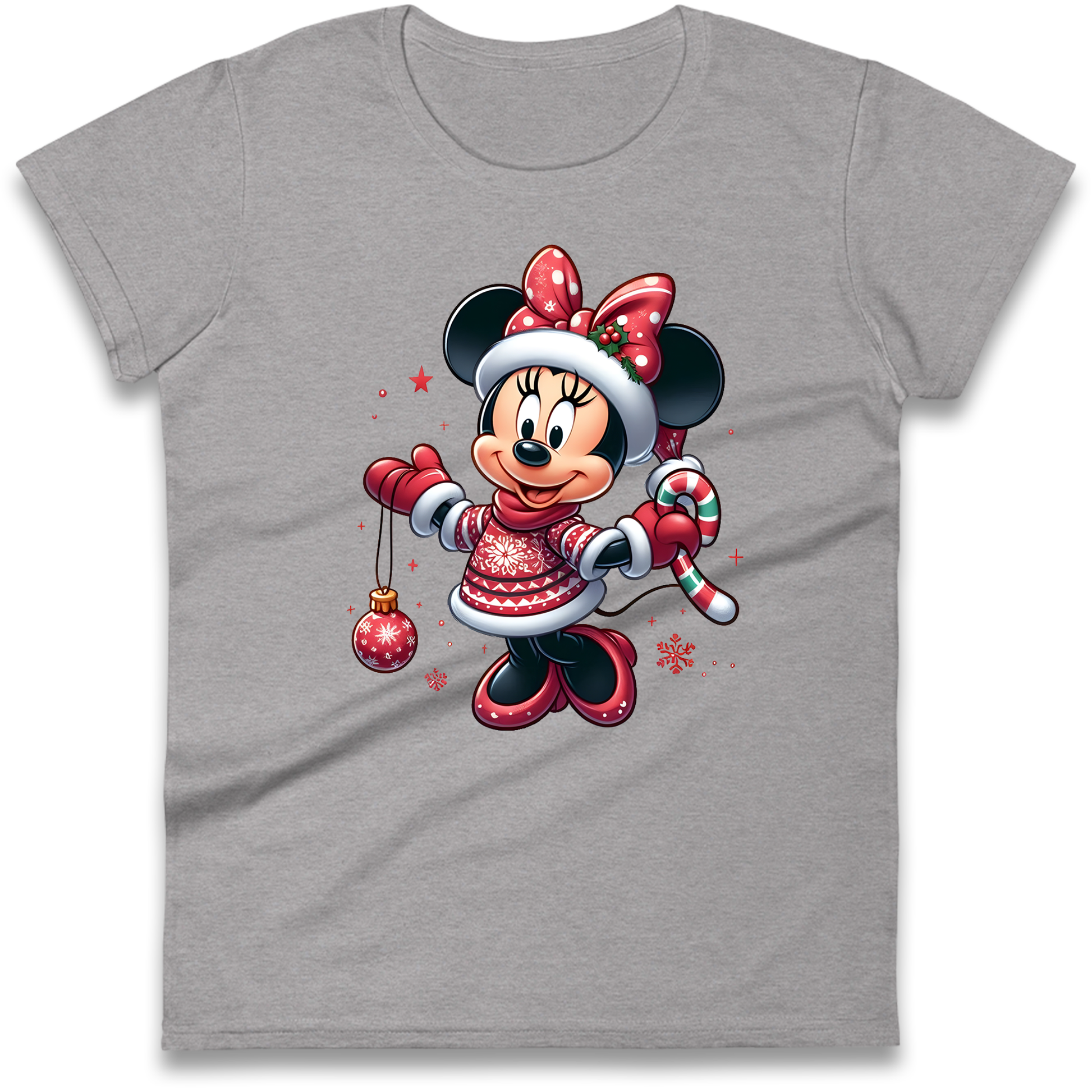 Mini Mouse Christmas Ladies Shirt