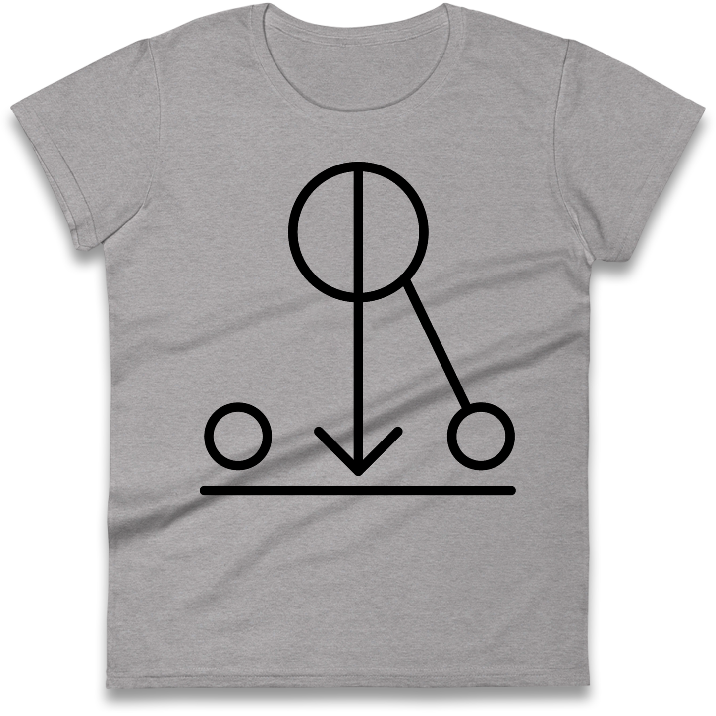 Iron Maiden Band Symbol Ladies Shirt