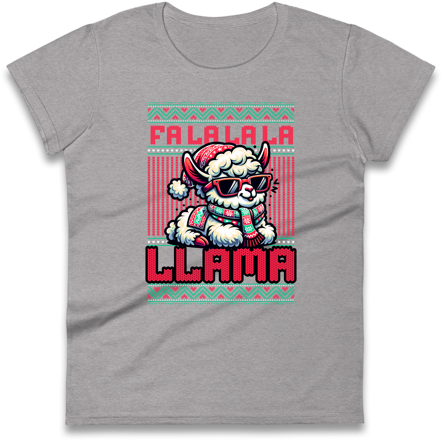 FA LA LA LA LLAMA Ladies Shirt