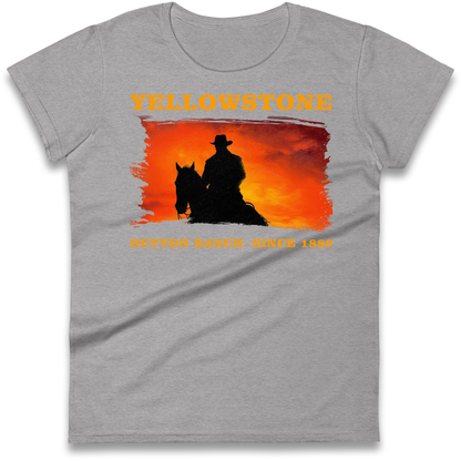Yellowstone Dutton Ranch Since 1886 Ladies Shirt