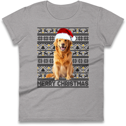 Merry Christmas Dog Ladies Shirt