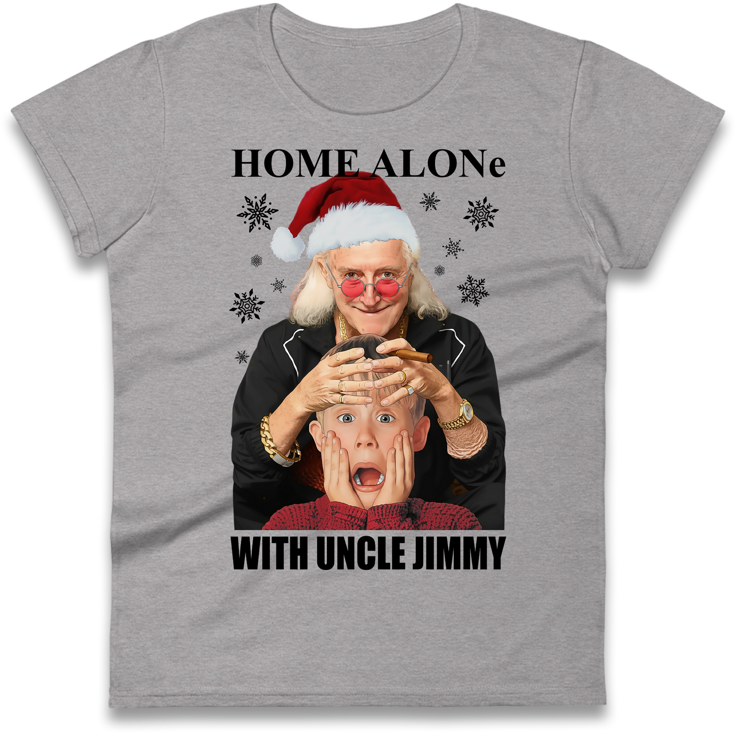 Home Alone Uncle Jimmy Ladies Shirt