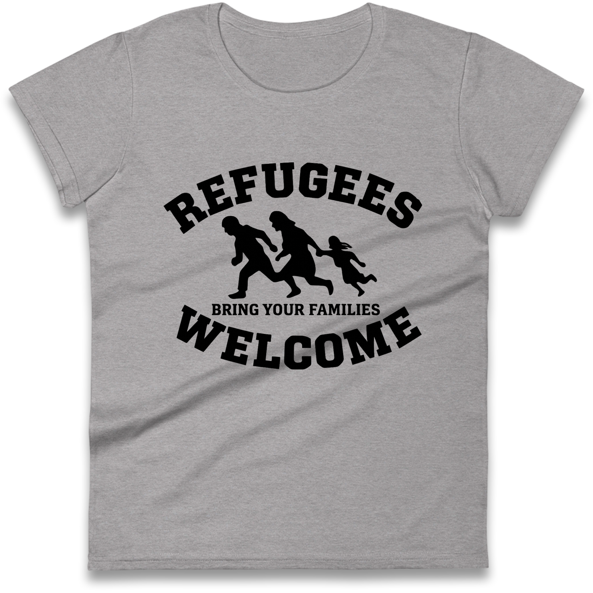 Welcome Refugees Ladies Shirt