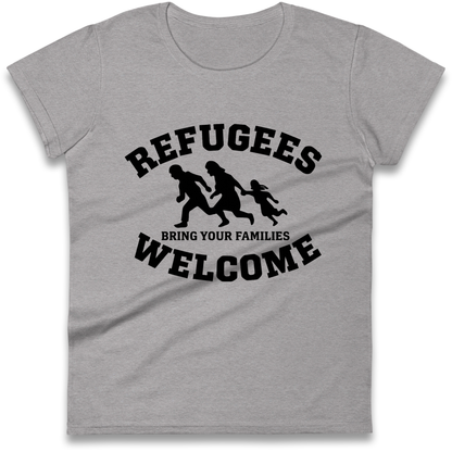 Welcome Refugees Ladies Shirt