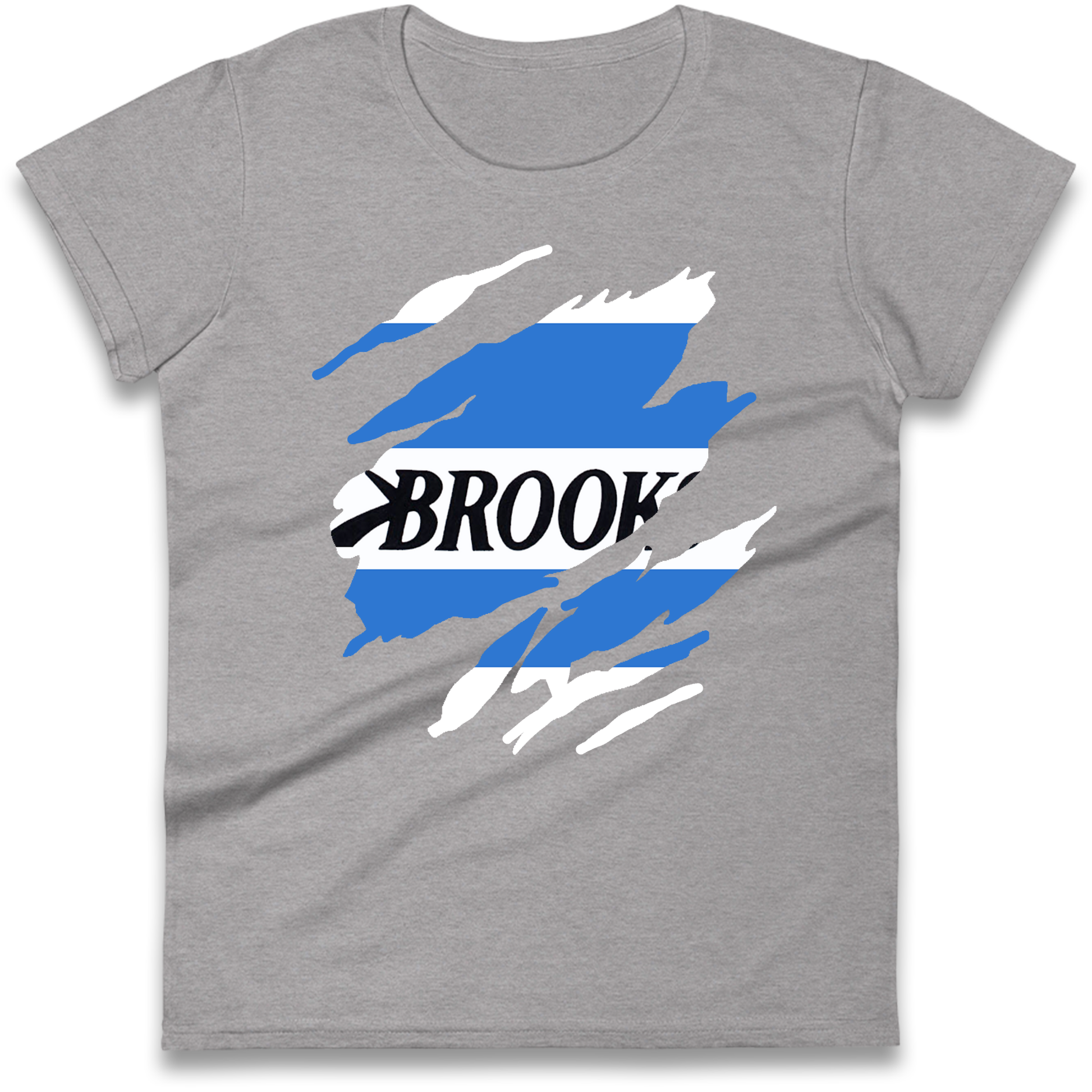 Retro QPR 1992 Torn Effect Ladies Shirt