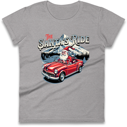 The Santas Ride Christmas Ladies Shirt