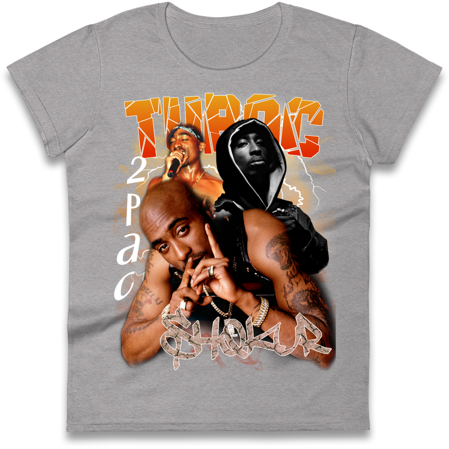 Tupac All Eyez On Me Ladies Shirt