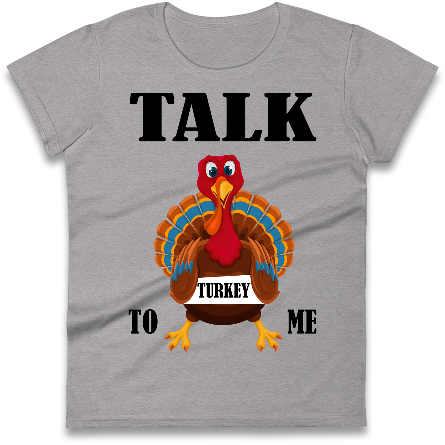 Talk Turkey To Me Christmas Ladies Shirt