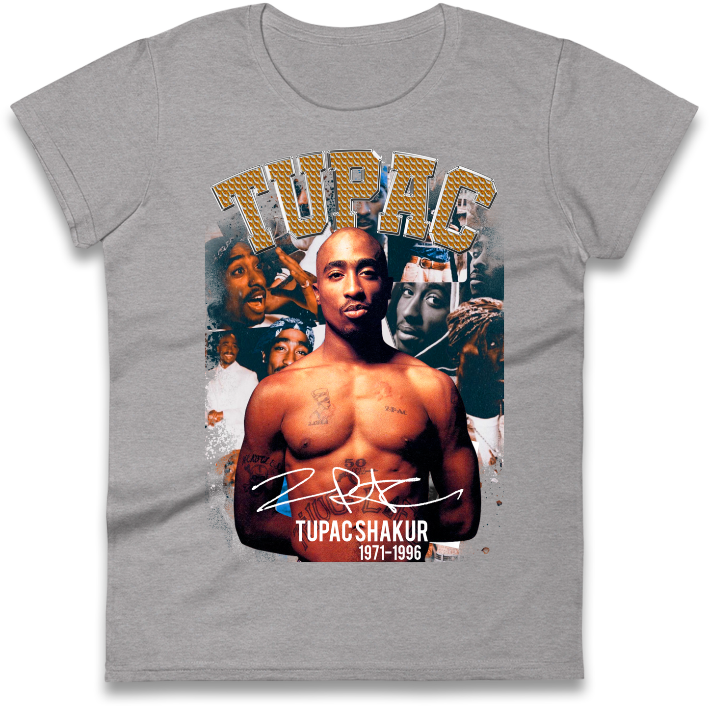 Tupac Shakur 1971 1996 Ladies Shirt