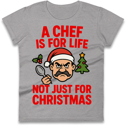 Chef Christmas Ladies Shirt