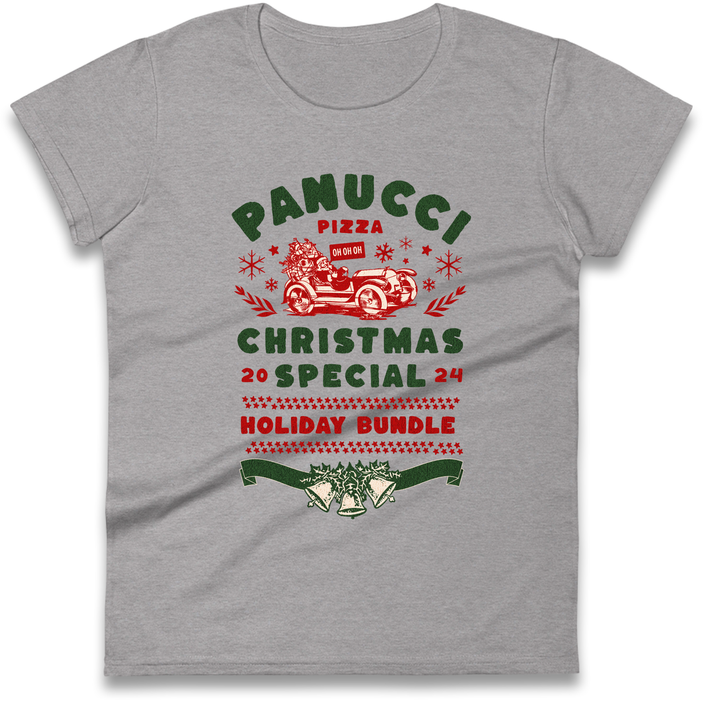 Panucci Pizza Christmas Special Christmas Ladies Shirt