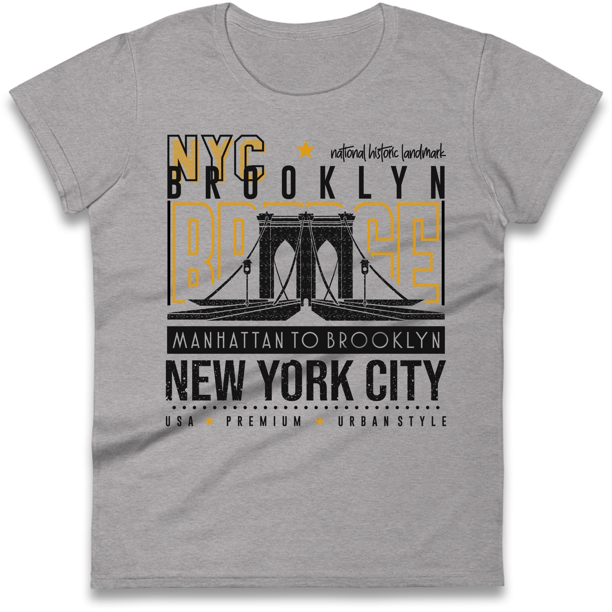 NYC Brooklyn Bridge Ladies Shirt