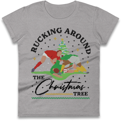 Rugby Christmas Ladies Shirt