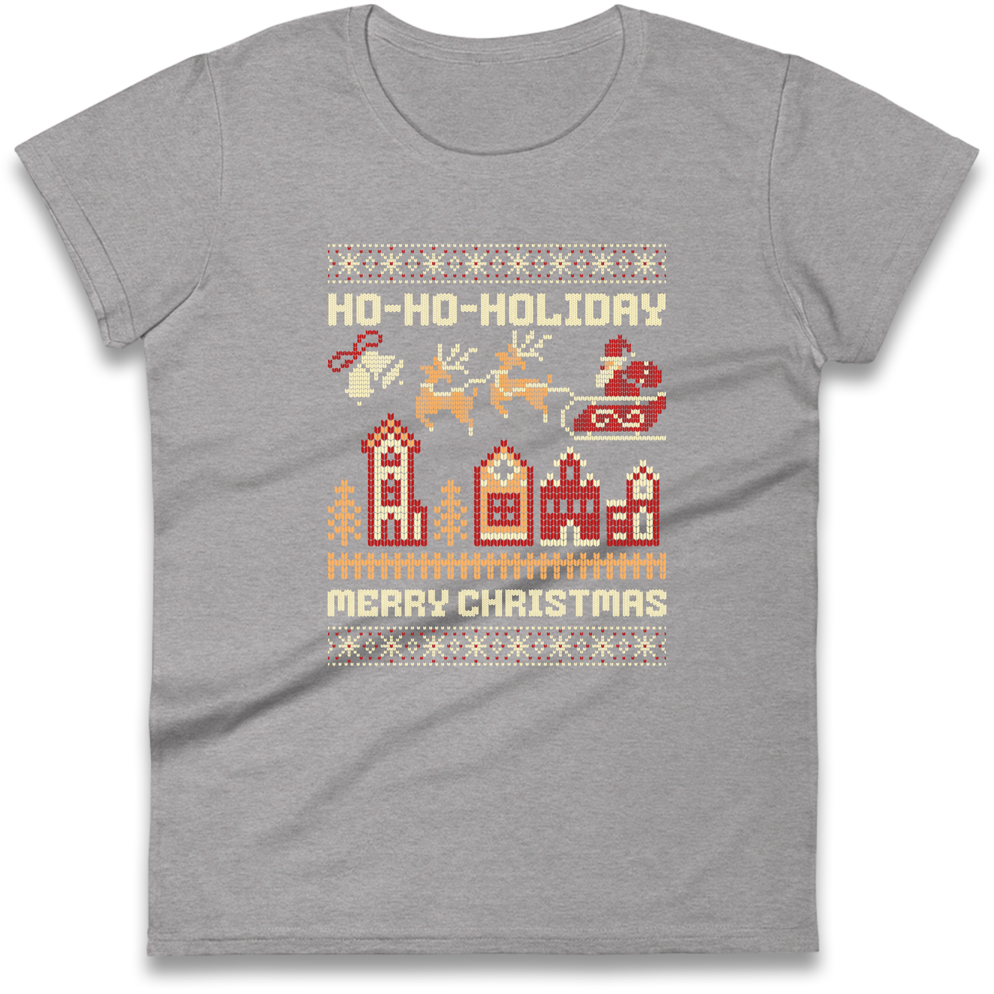 Have Yourself a HO HO HOLIDAY Christmas Ladies Shirt