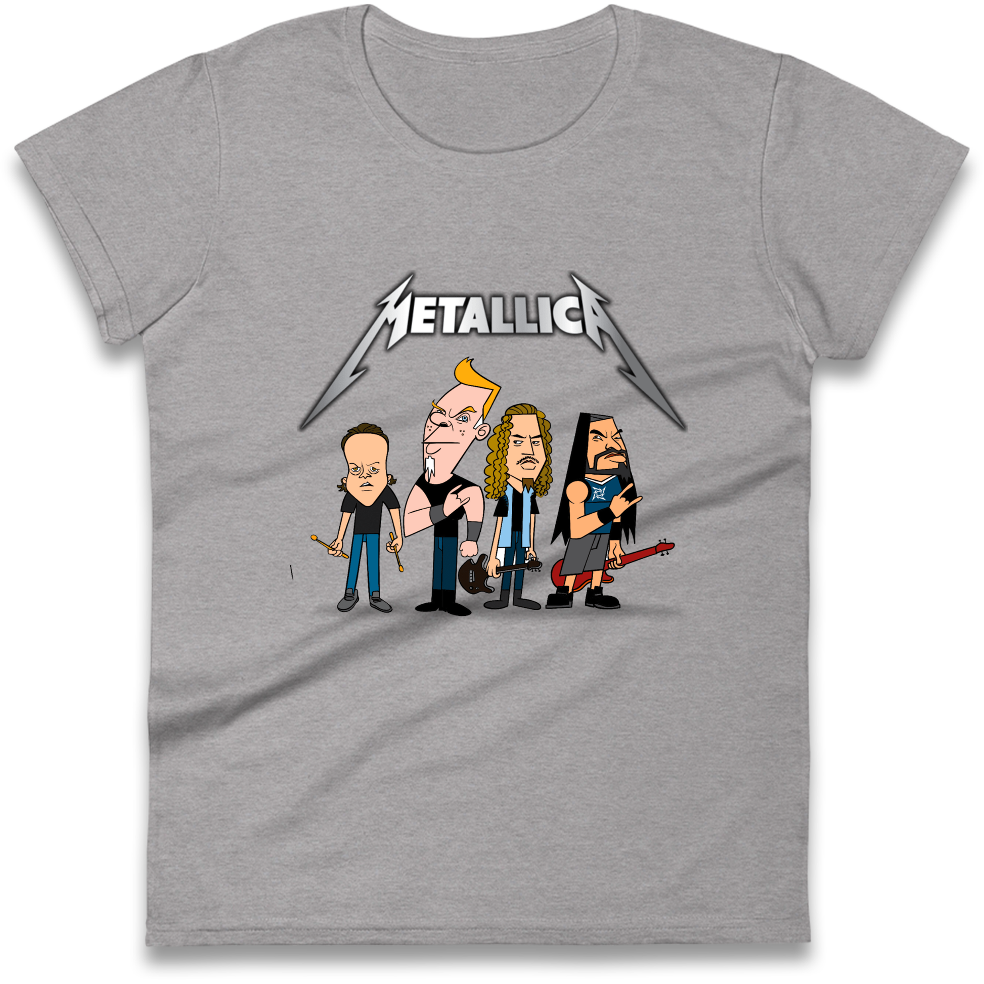 Metallica Cartoon Ladies Shirt
