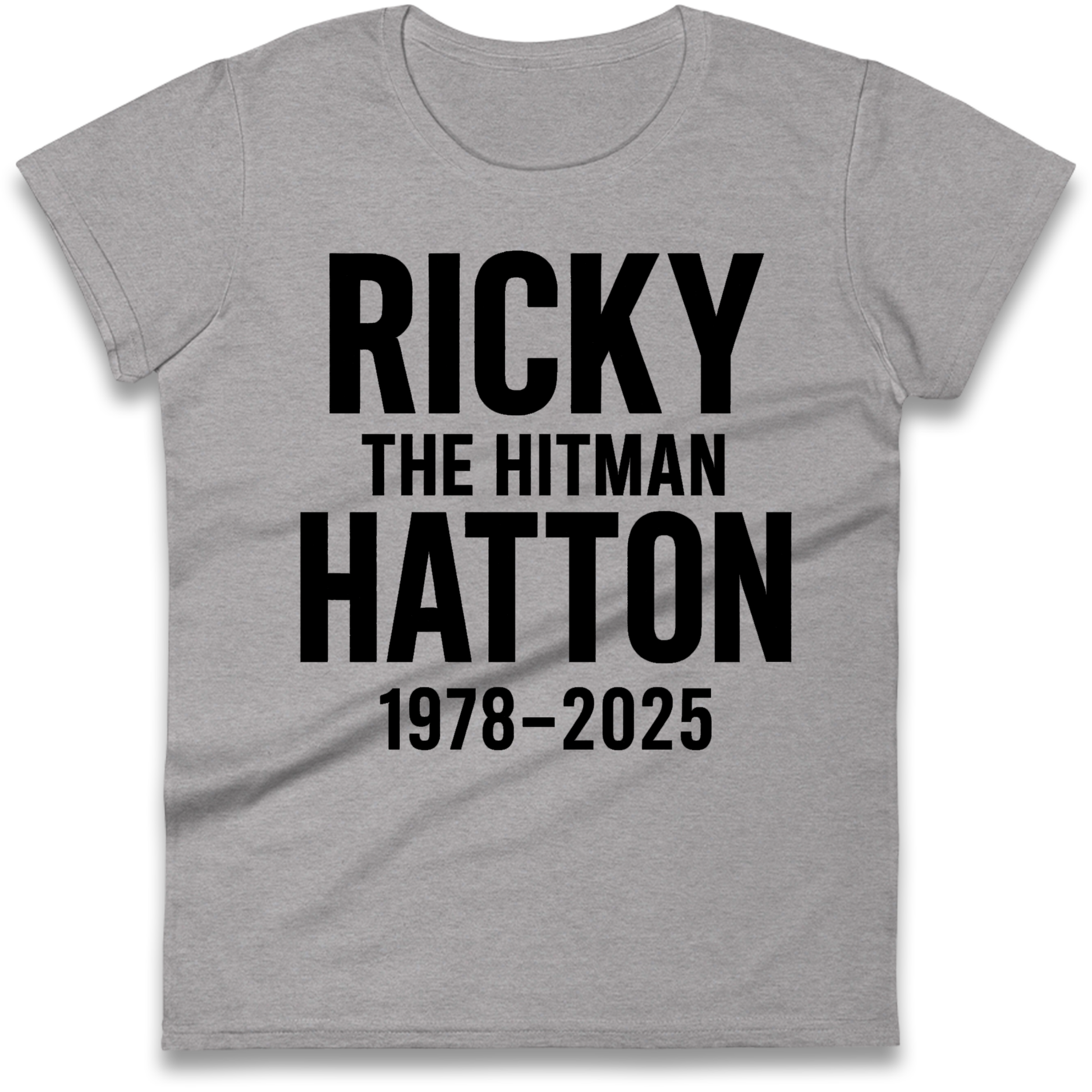 Ricky The Hitman Hatton 1978 2025 Ladies Shirt