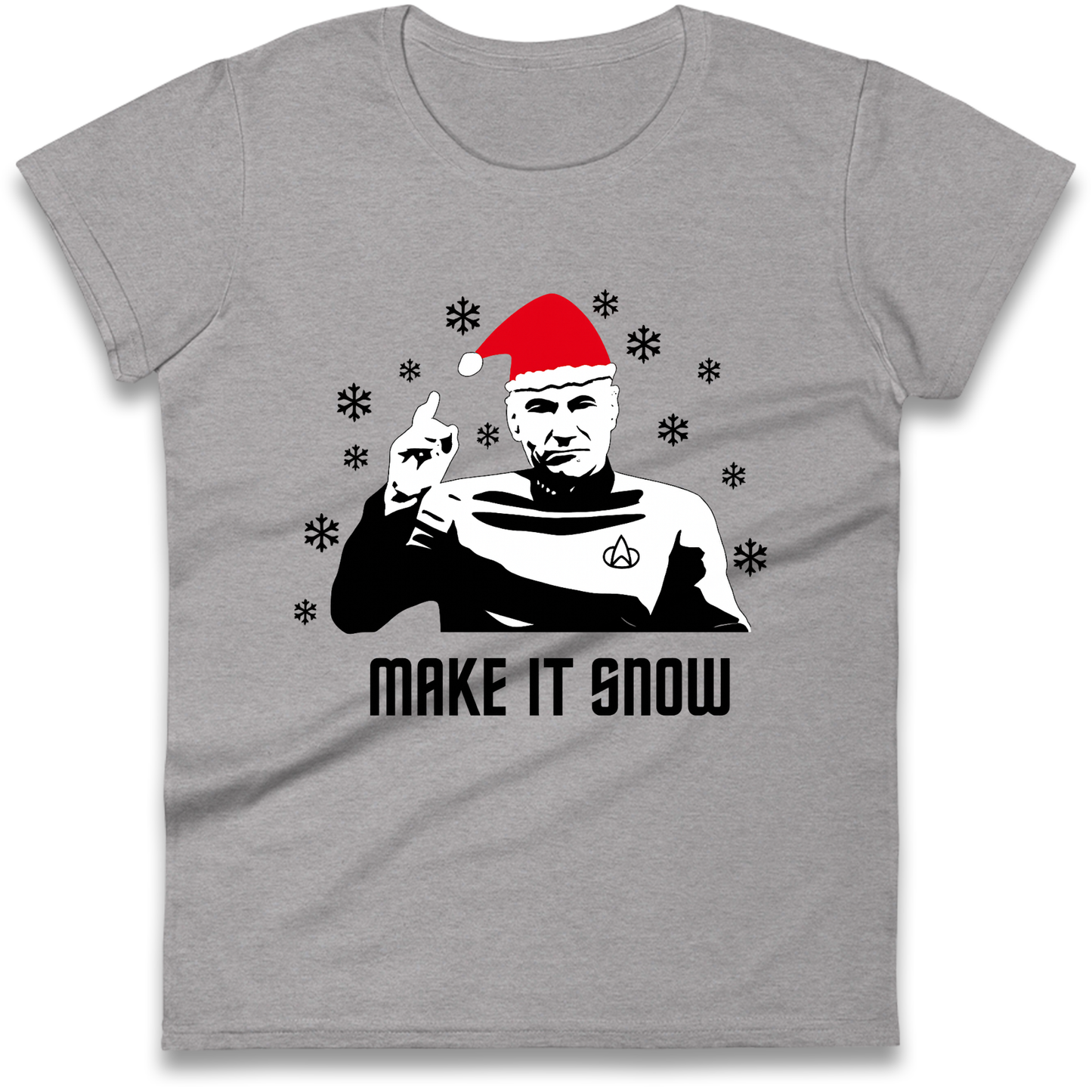 Make It Snow Ladies Shirt