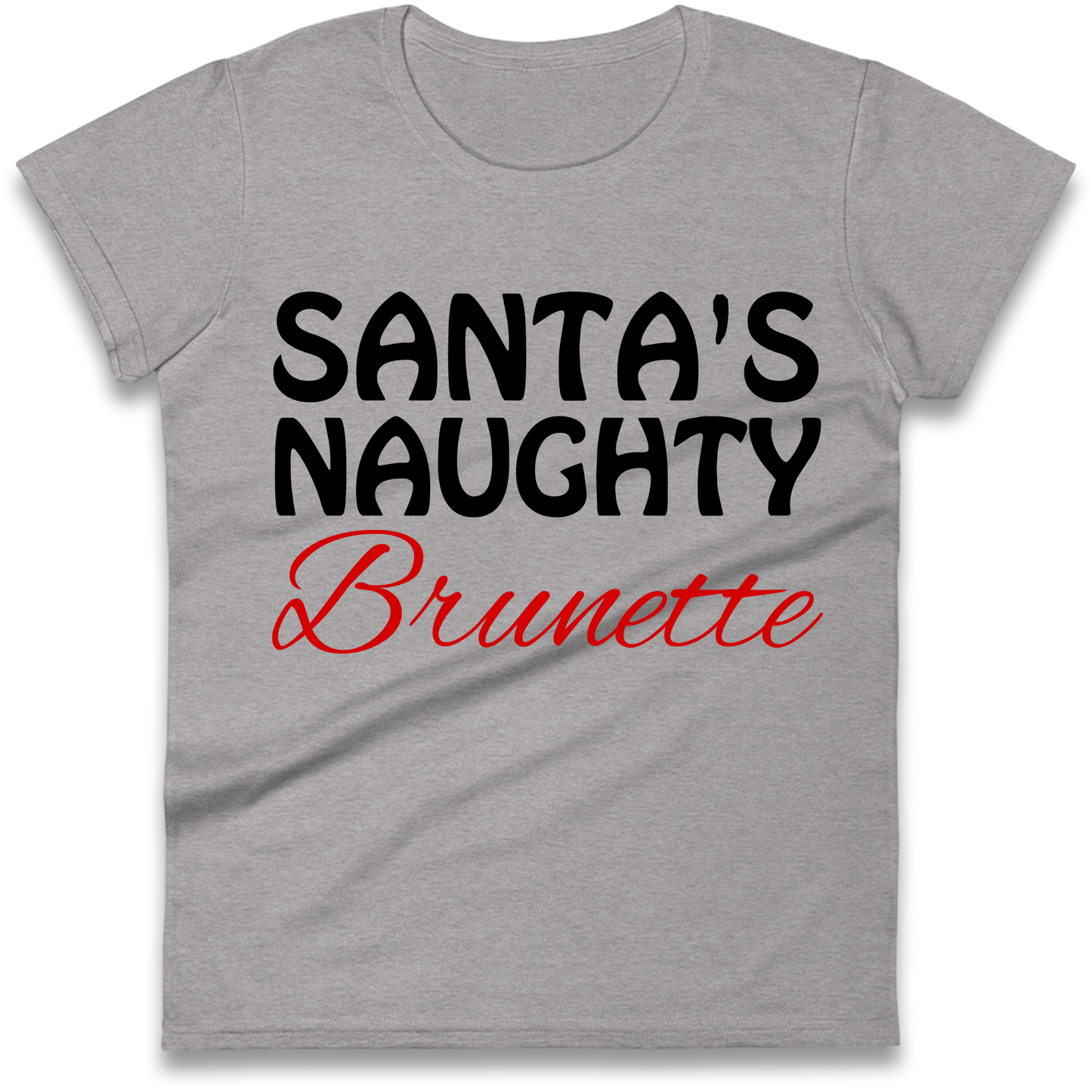 Naughty Brunette Ladies Shirt