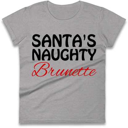 Naughty Brunette Ladies Shirt