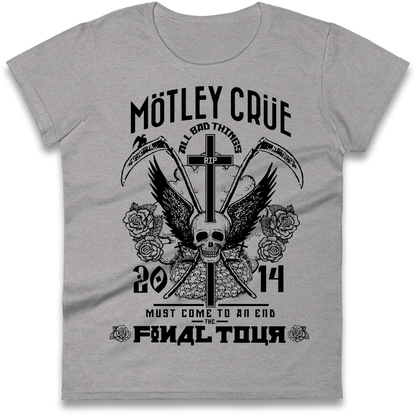 Motley Crue All Bad Things Ladies Shirt