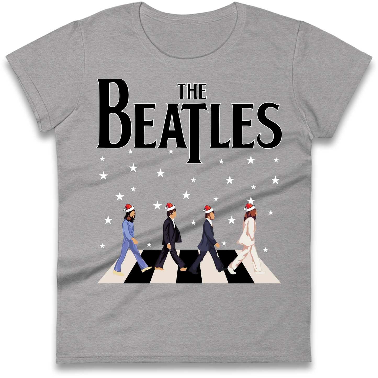 The Beatles Abbey Road Christmas Ladies Shirt