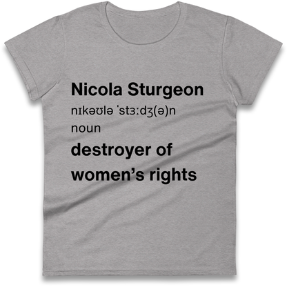JK Rowling Nicola Sturgeon T Shirt Ladies Shirt