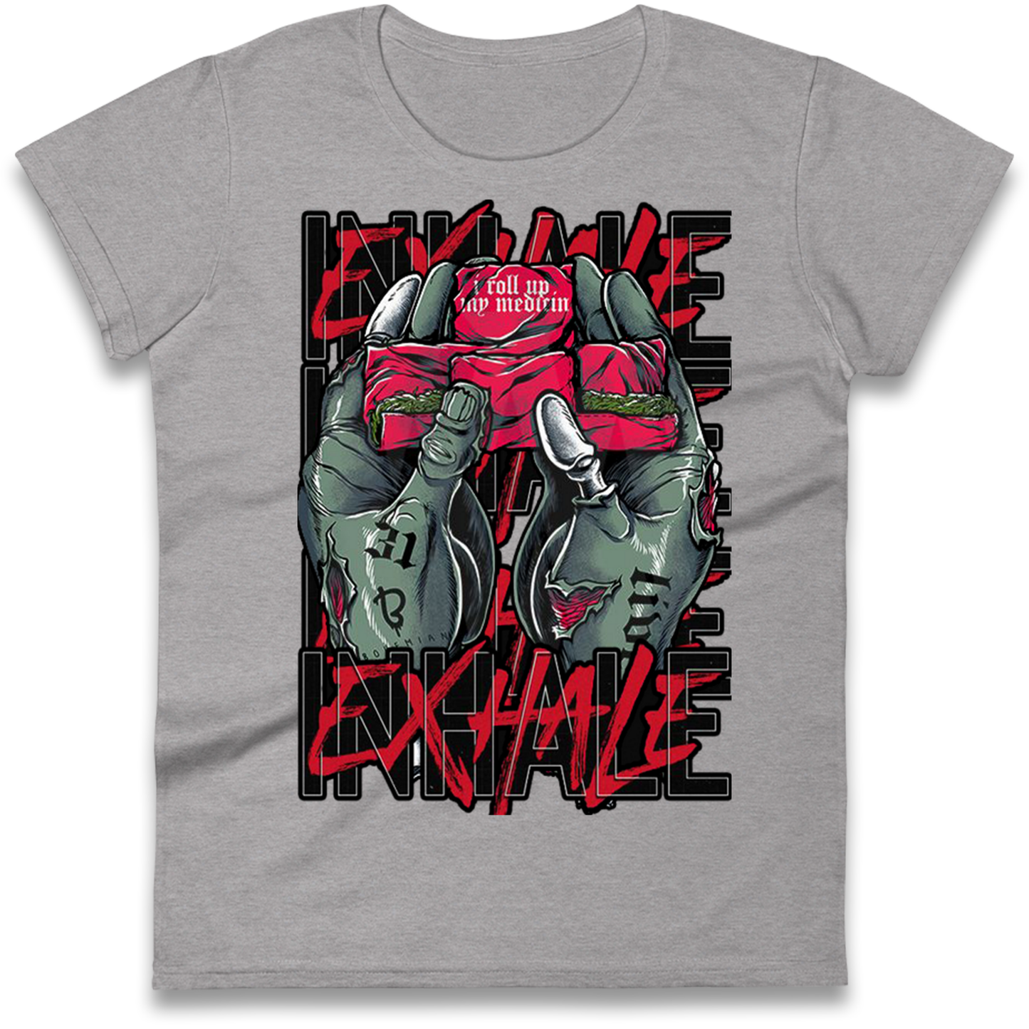 Inhale Exhale Ladies Shirt