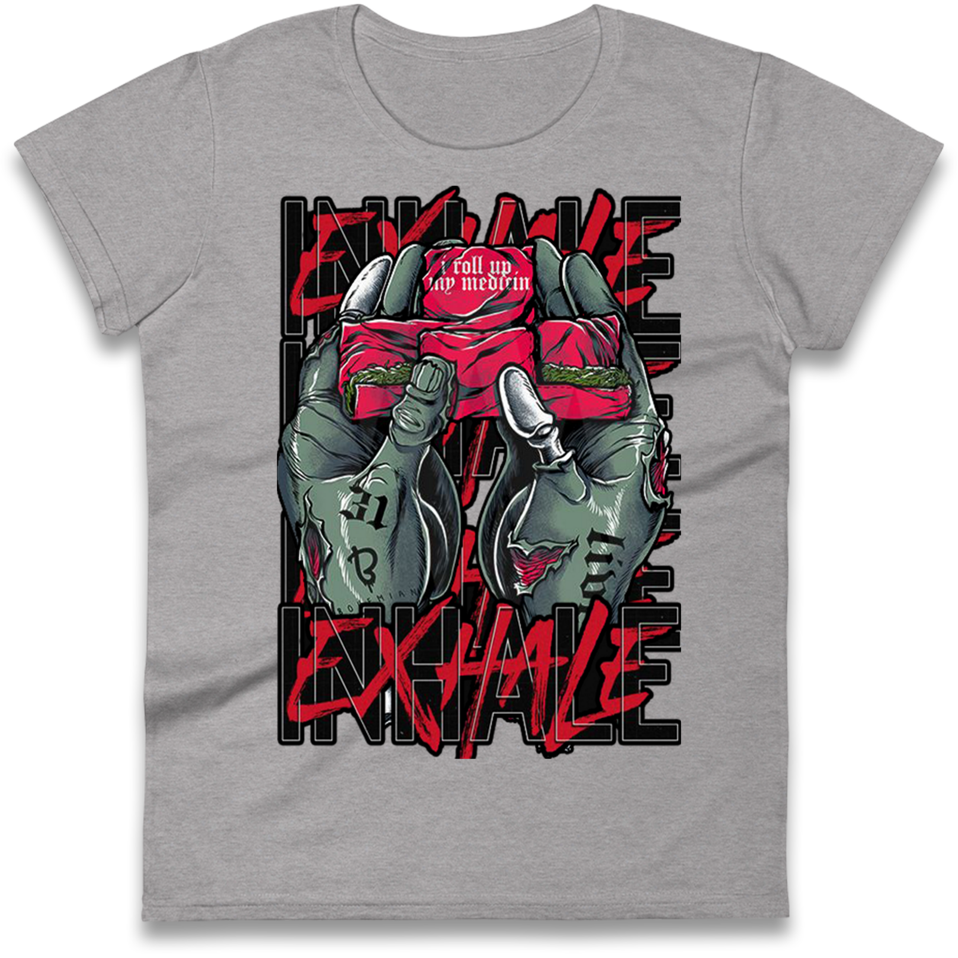 Inhale Exhale Ladies Shirt