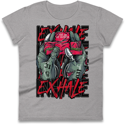 Inhale Exhale Ladies Shirt
