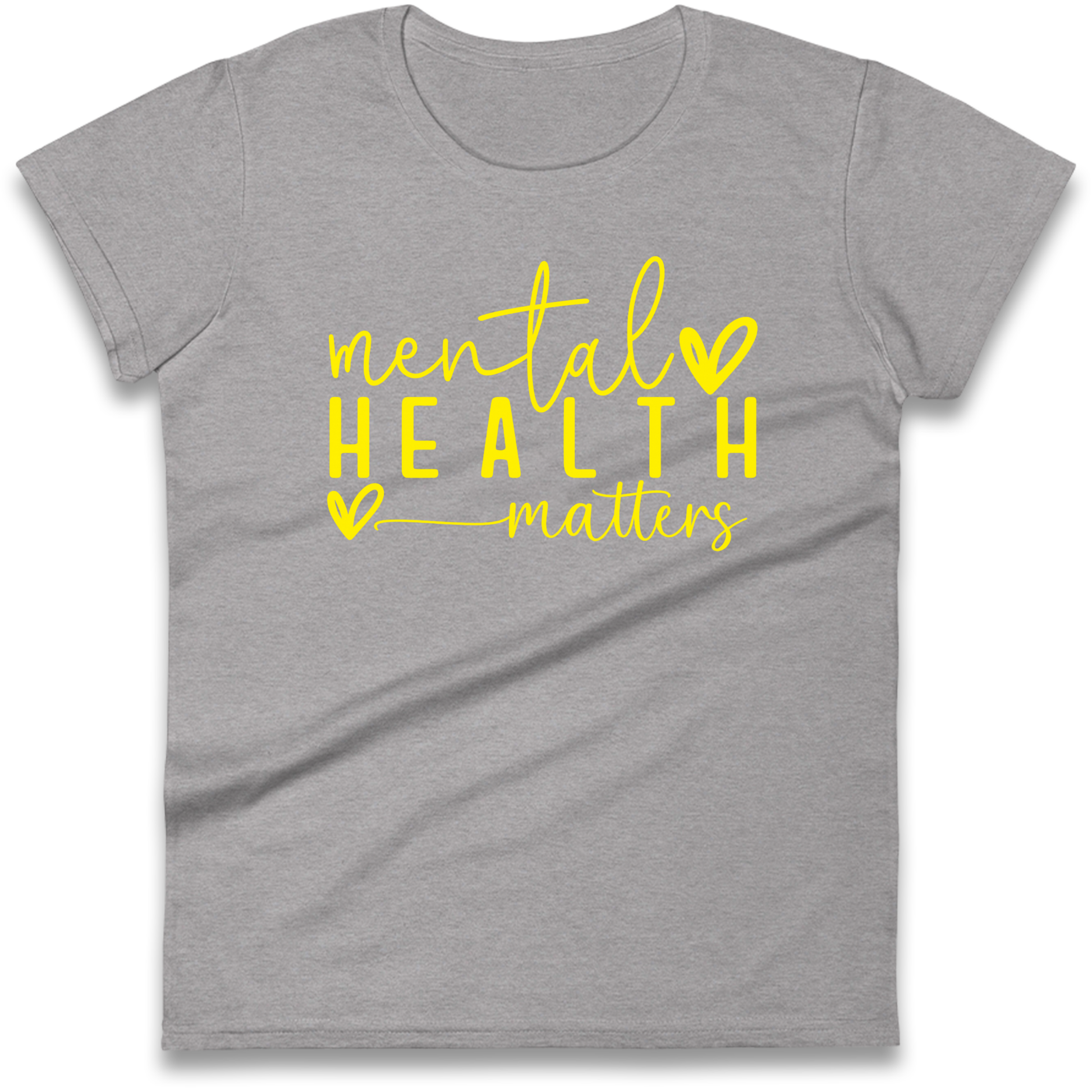 Yellow Mental Health Ladies Shirt