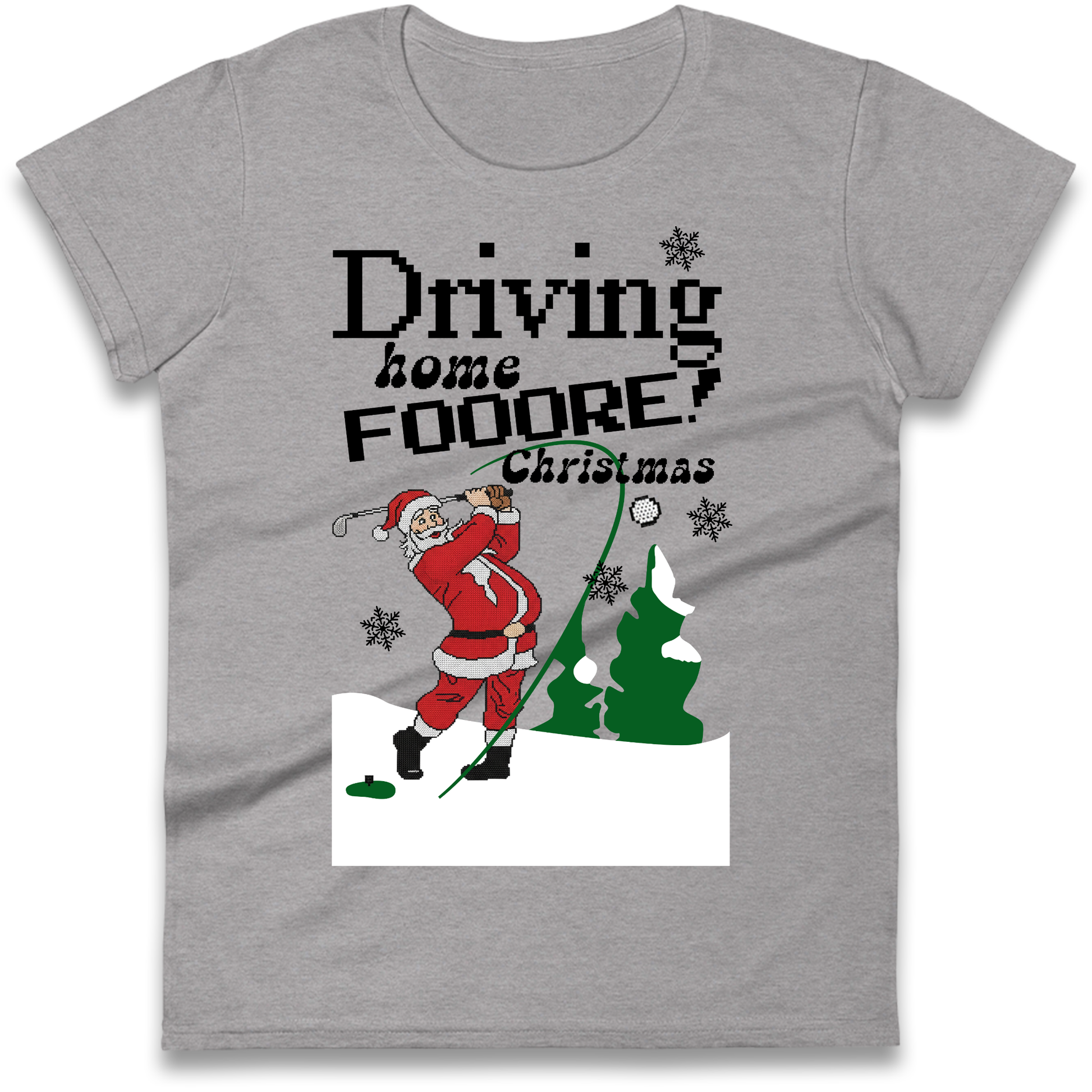 Christmas Golf Ladies Shirt