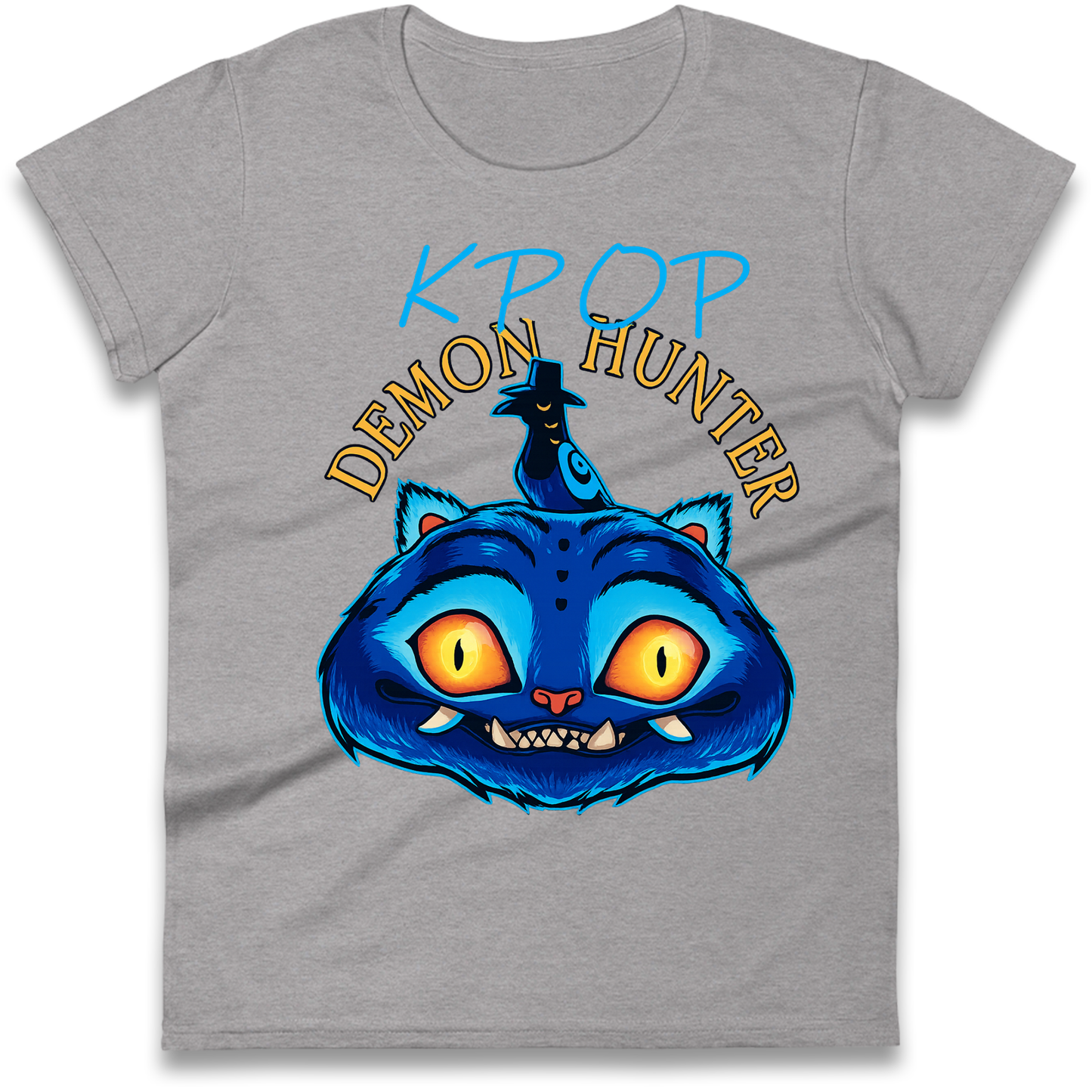 Kpop Demon Hunter Derpy Tiger Ladies Shirt
