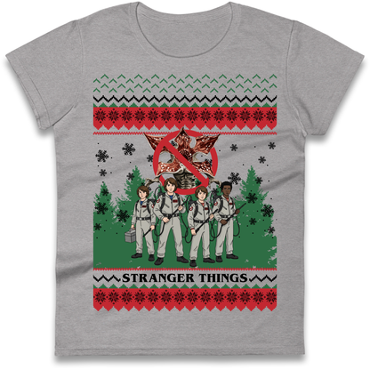 Stranger Things Demogorgon Christmas Ladies Shirt