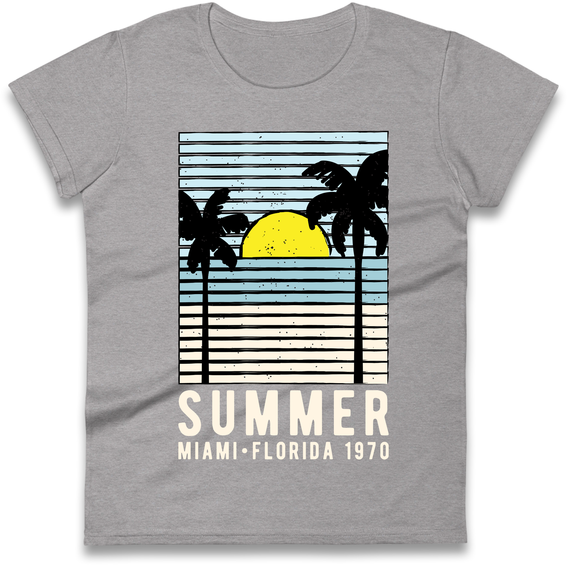 Summer Miami Florida 1970 Ladies Shirt