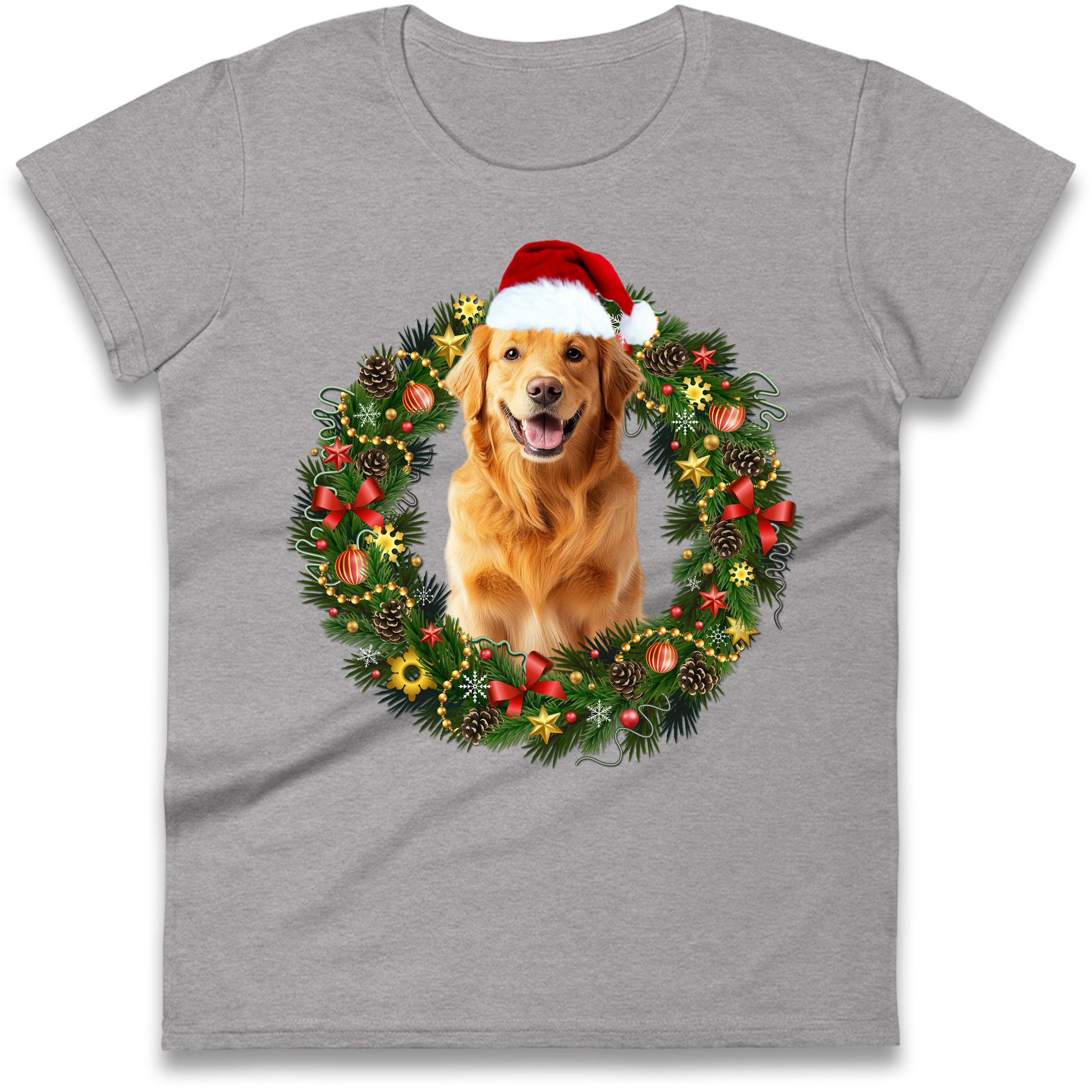 Dog Christmas Ladies Shirt
