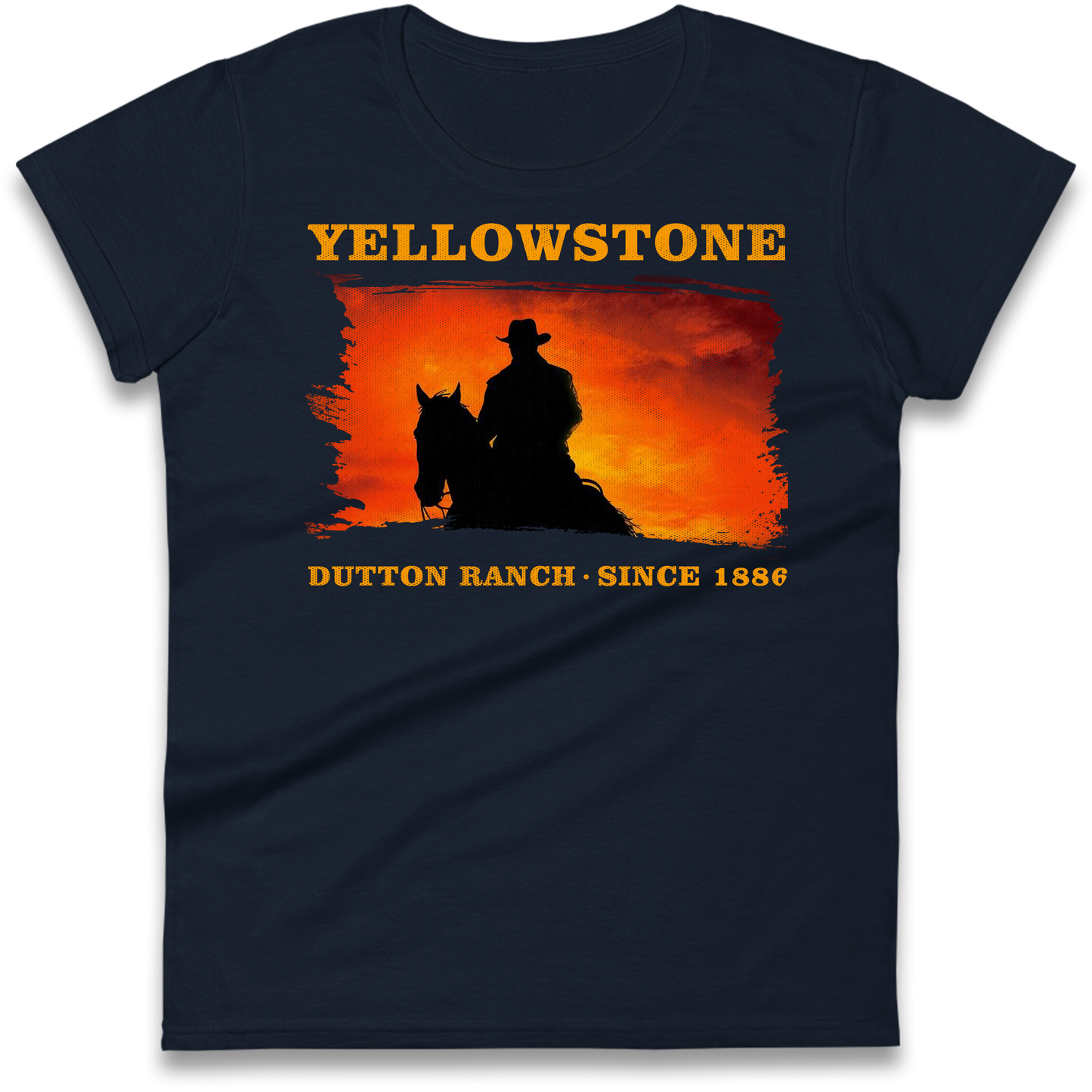 Yellowstone Dutton Ranch Since 1886 Ladies Shirt