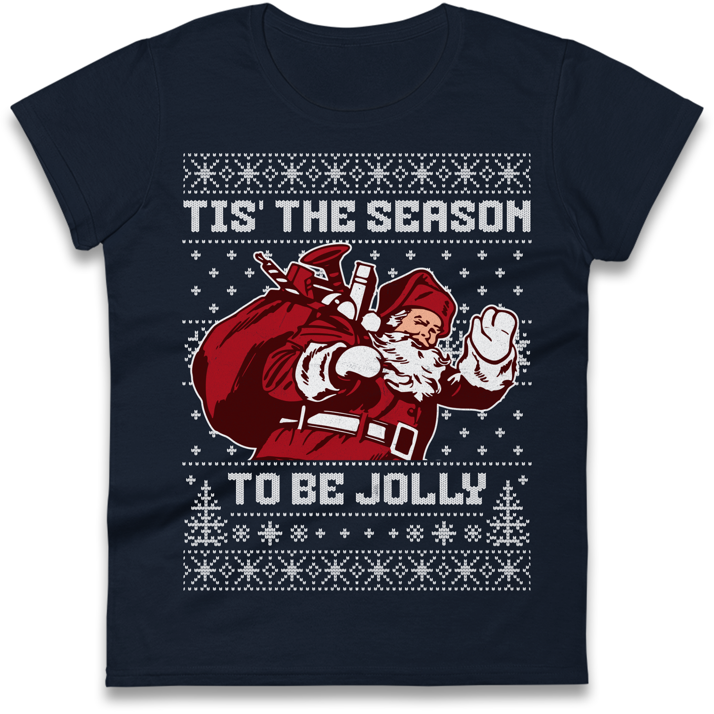 Tis The Season To Be Jolly Christmas Ladies Shirt