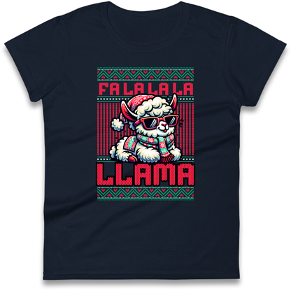 FA LA LA LA LLAMA Ladies Shirt