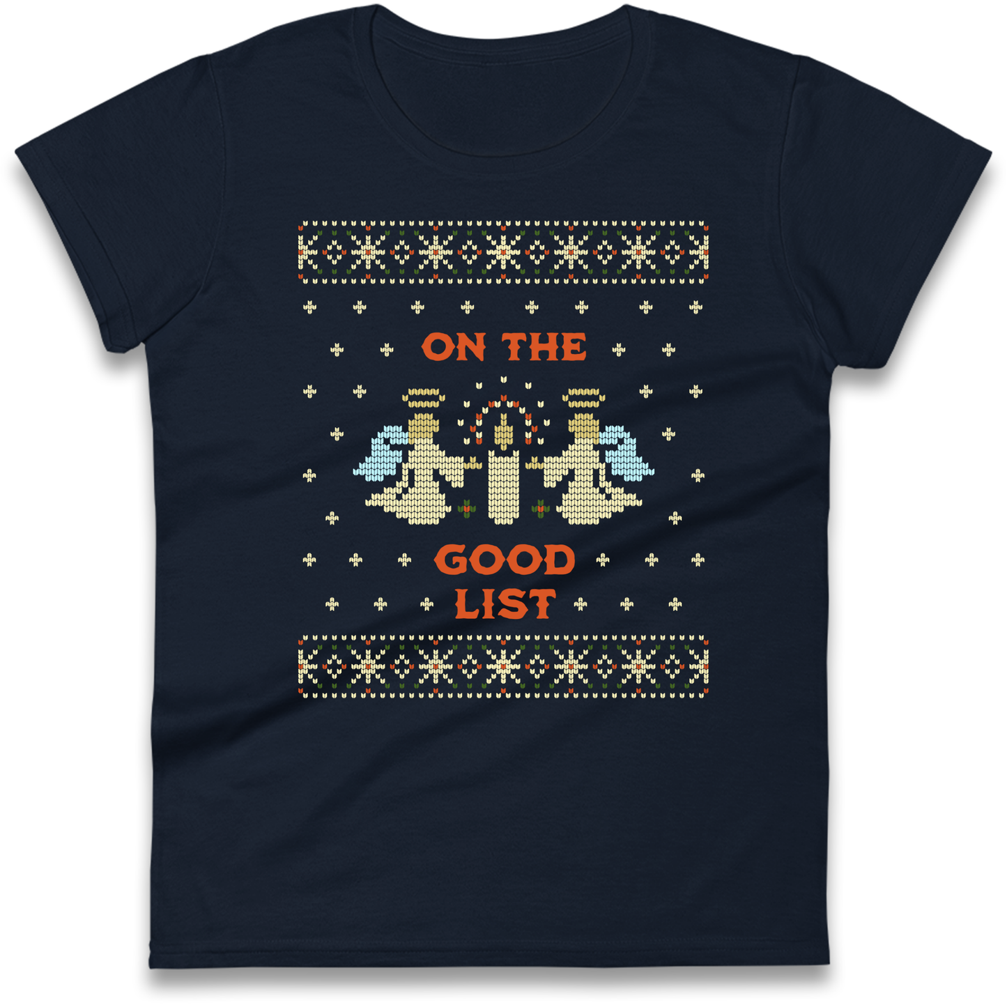 On The Good List Christmas Ladies Shirt