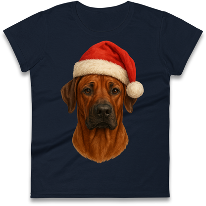 Rhodesian Ridgeback Christmas Ladies Shirt