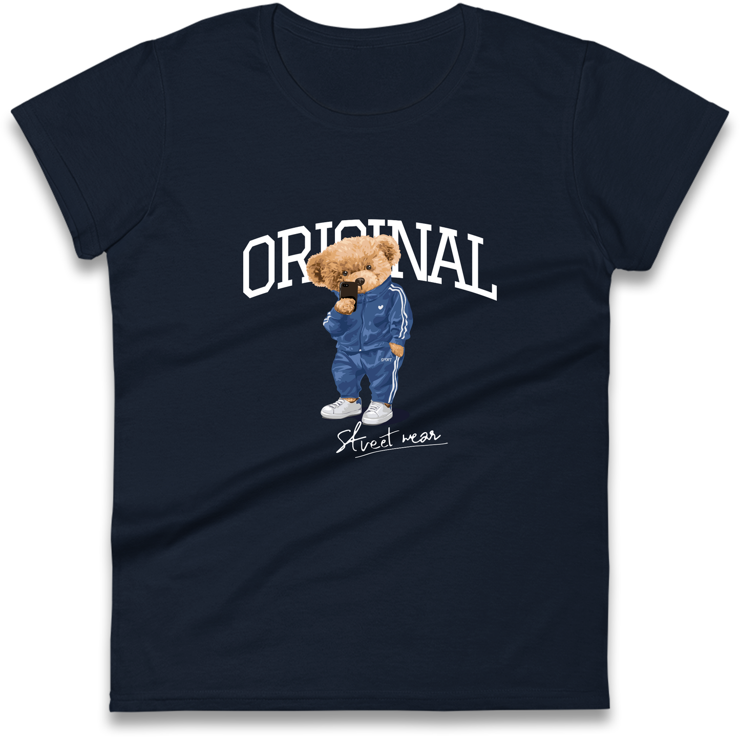 Teddy Bear Original Streetwear Ladies Shirt