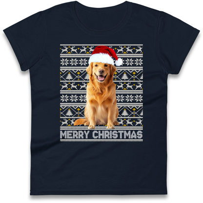 Merry Christmas Dog Ladies Shirt