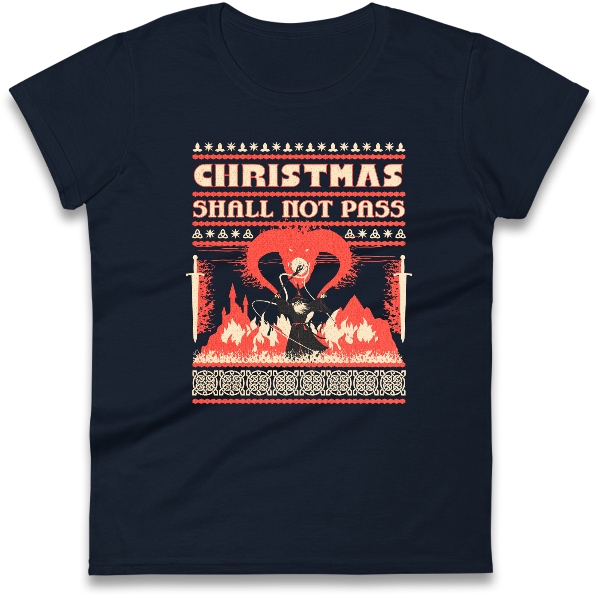 Christmas Shall Not Pass Ladies Shirt