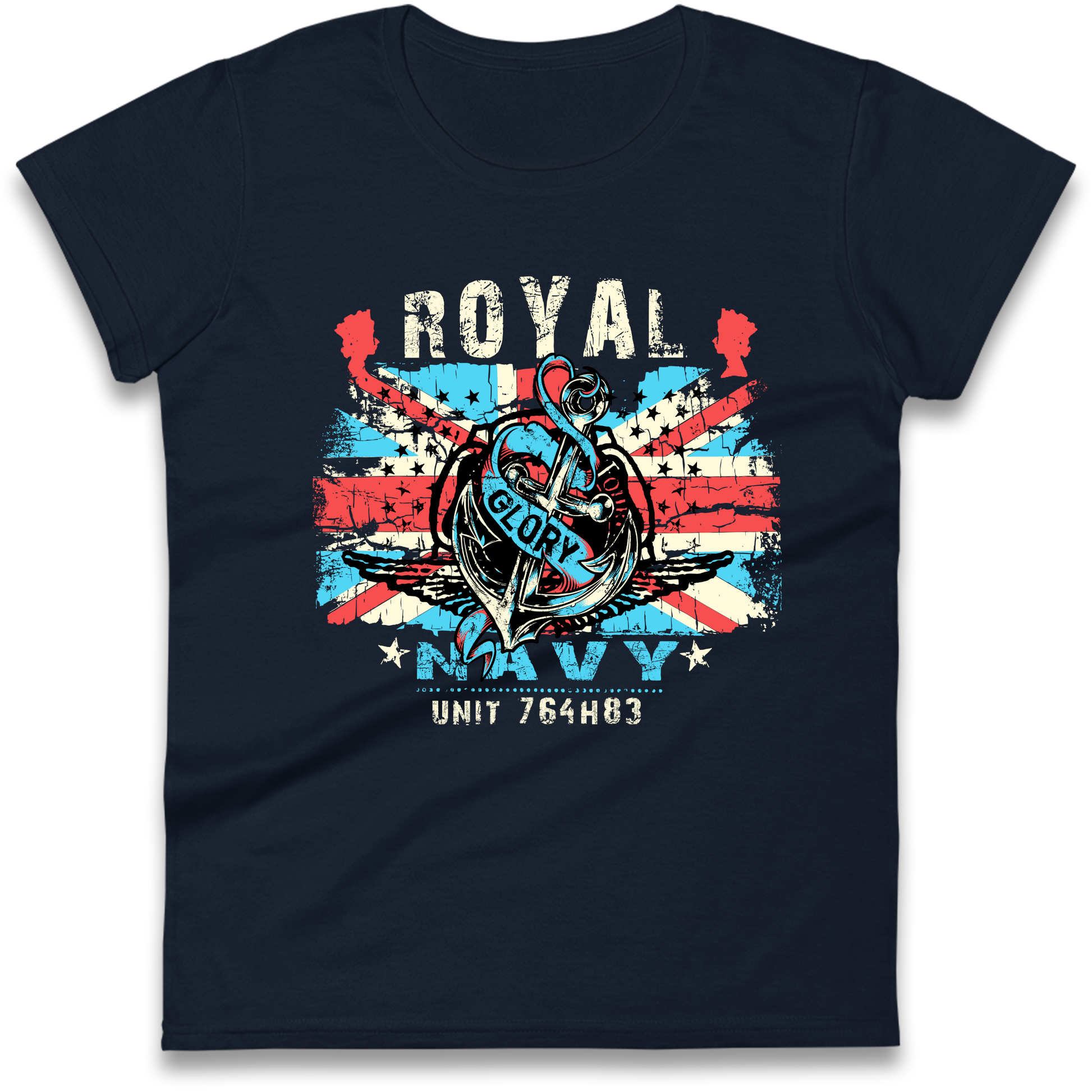 Royal Navy Glory Unit 764H83 Ladies Shirt