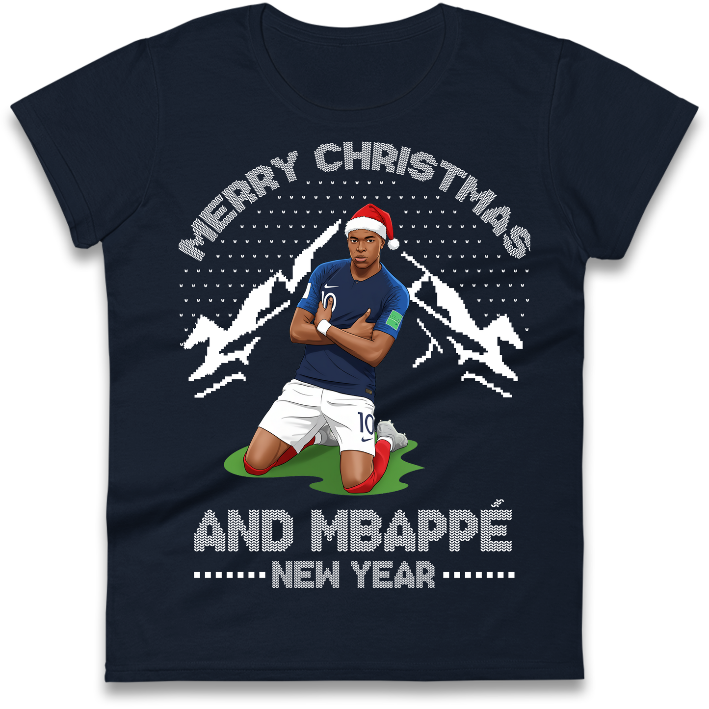 Mbappe Christmas Ladies Shirt