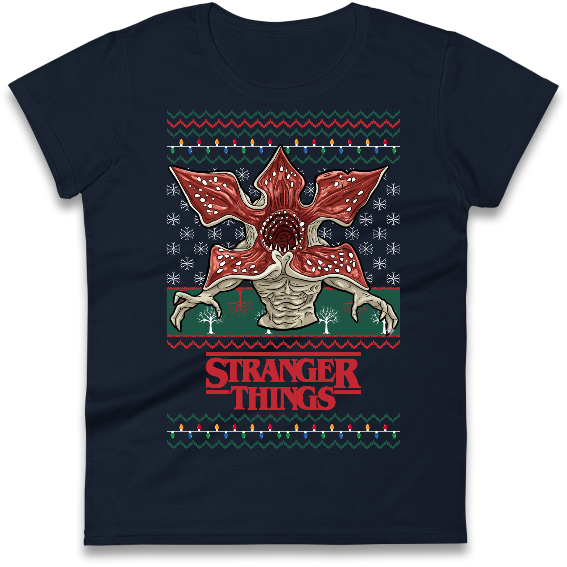 Demogorgon Christmas Ladies Shirt