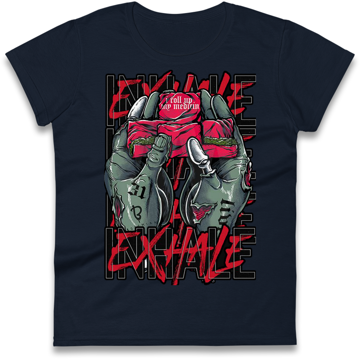 Inhale Exhale Ladies Shirt