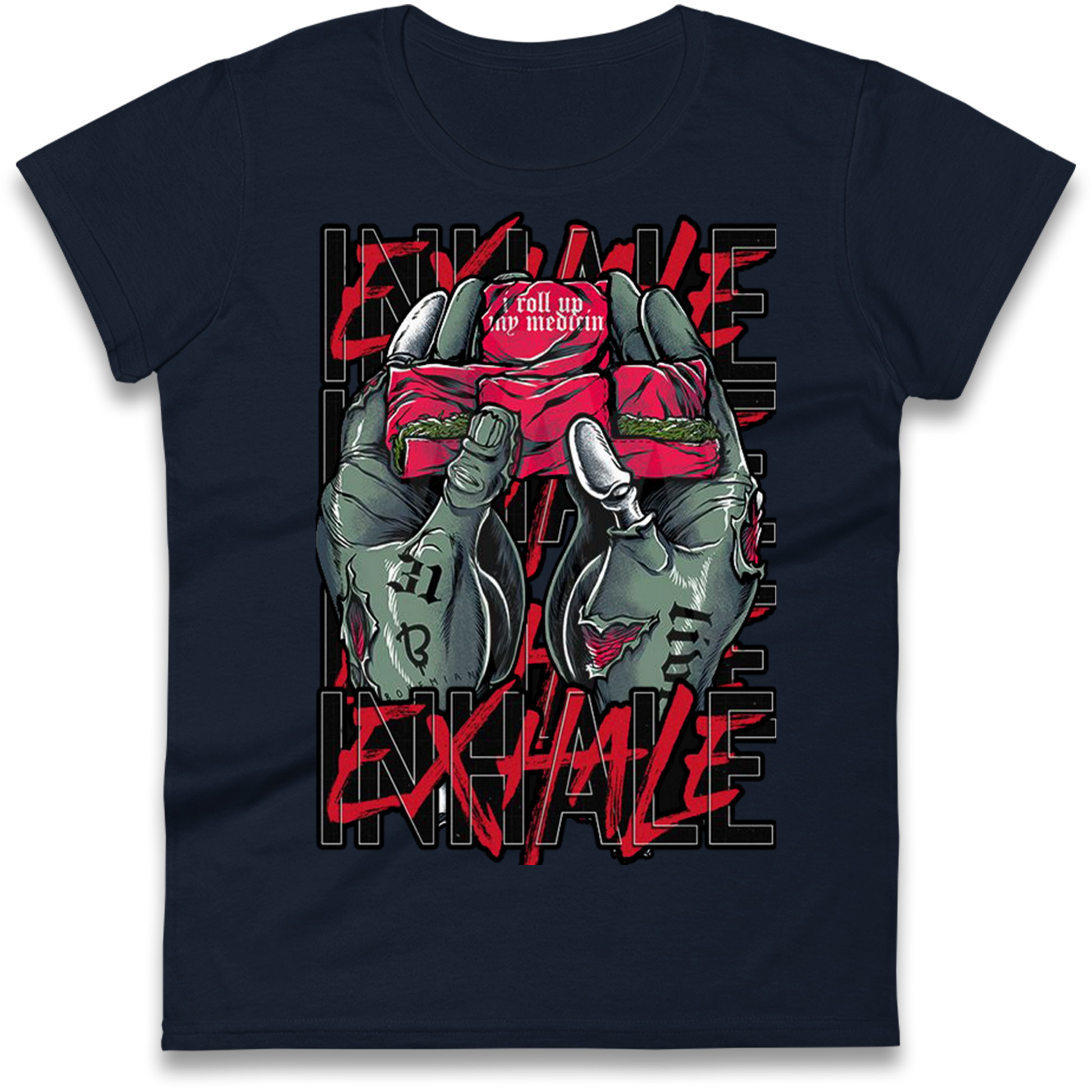 Inhale Exhale Ladies Shirt